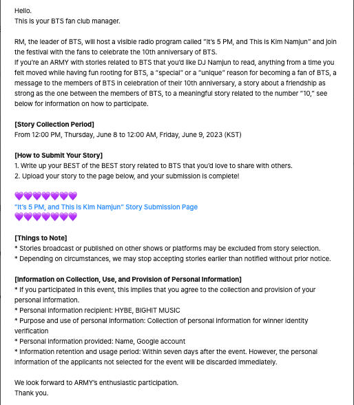 BTS 10th Anniversary FESTA @ 여의도(Yeouido)